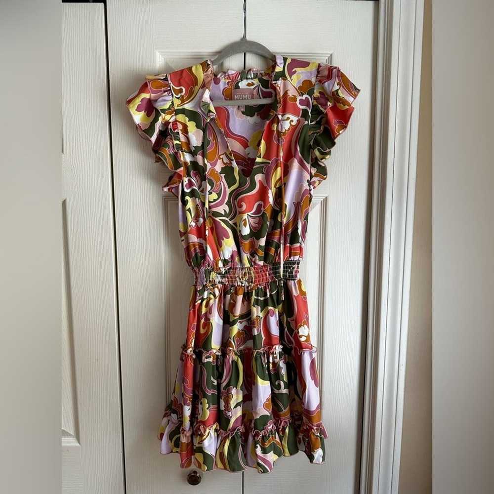 Show Me Your MuMu Wild Dreams Mini Dress Size Sma… - image 4