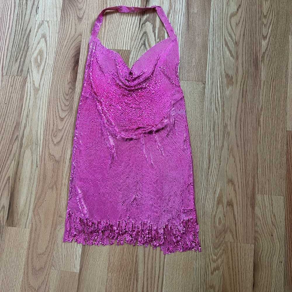 Mini dress in pink - image 6