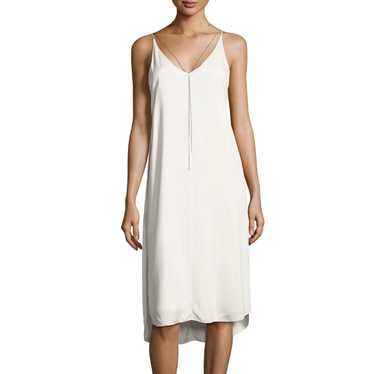 $495 NEW T BY ALEXANDER WANG IVORY CHAIN DETAIL D… - image 1