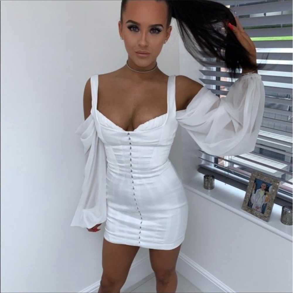 House of CB Eva White Corset Dress - image 7