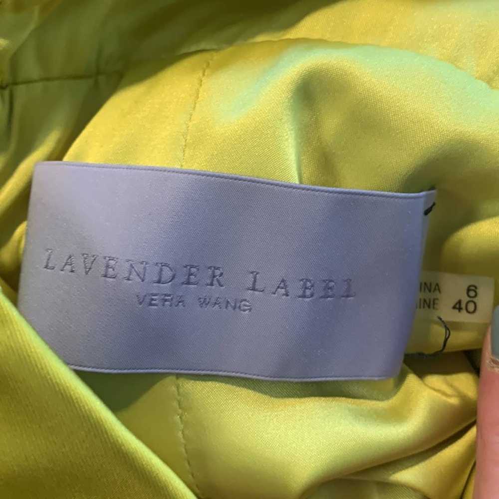 Vera Wang Lavender Label gold satin ruched one sh… - image 12