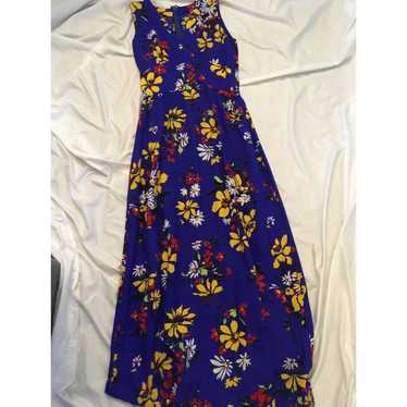 VTG 70's Vibrant Maxi Evening FESTIVAL Dress Gown… - image 1