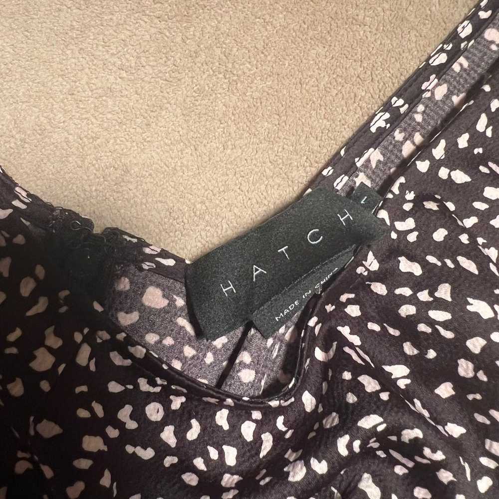 hatch drapey jumpsuit printed wrap around size 1 … - image 5