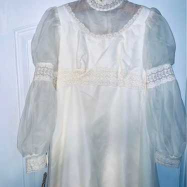*INCREDIBLE* Vintage Wedding Dress 1970s