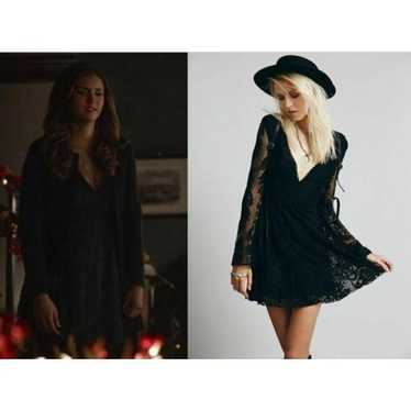 Free People Black Reign Over Me Dress