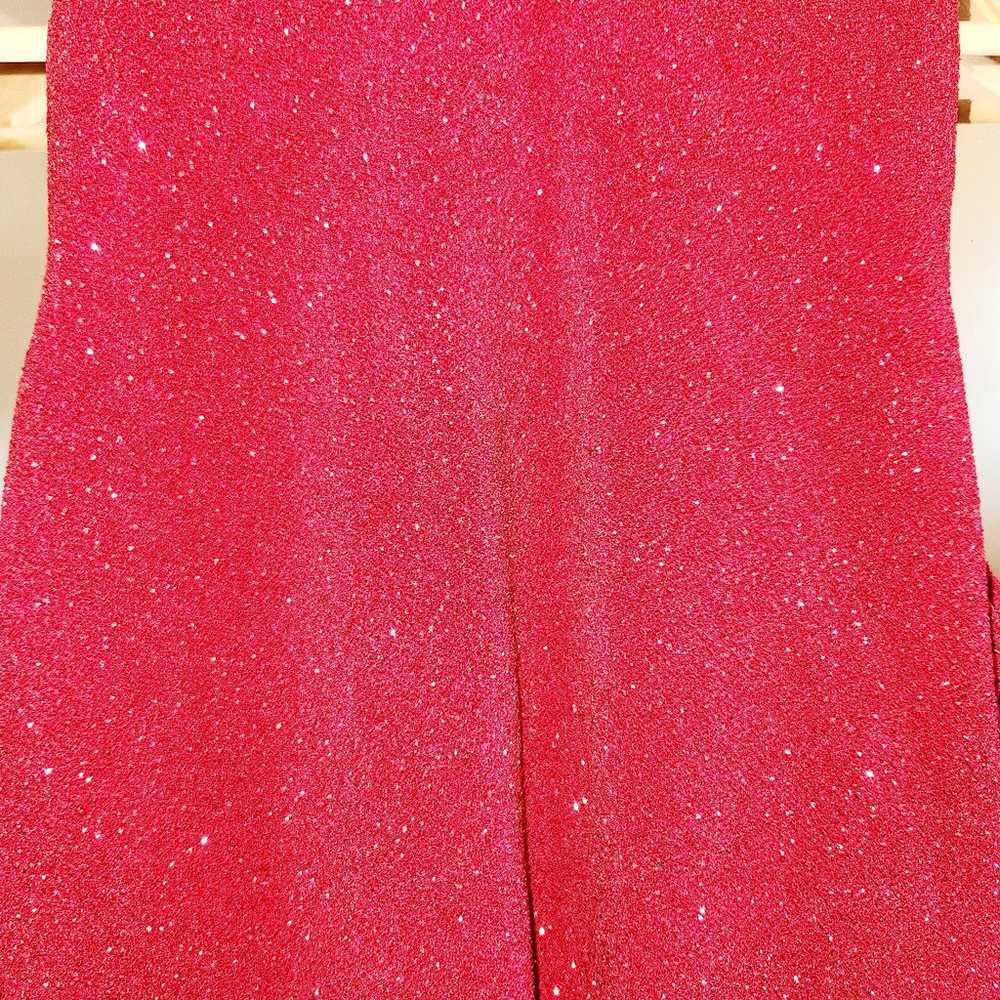 Vintage Jeffrey & Dora Red Metallic Gown - image 4