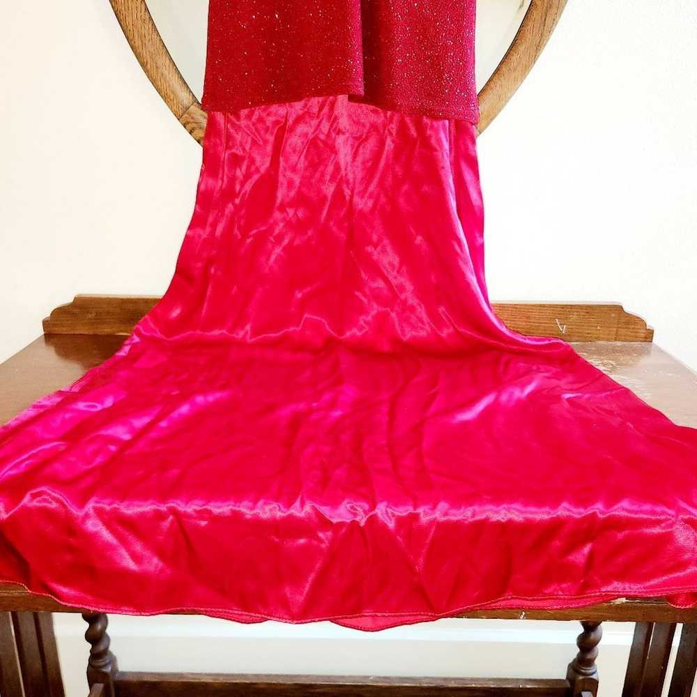 Vintage Jeffrey & Dora Red Metallic Gown - image 6