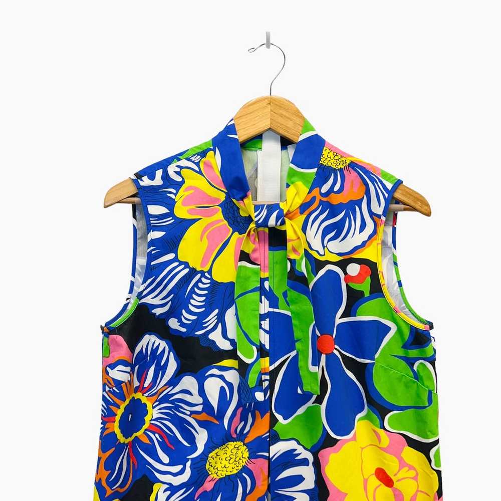 MSGM Floral Print Mini Dress Size 46 - image 3