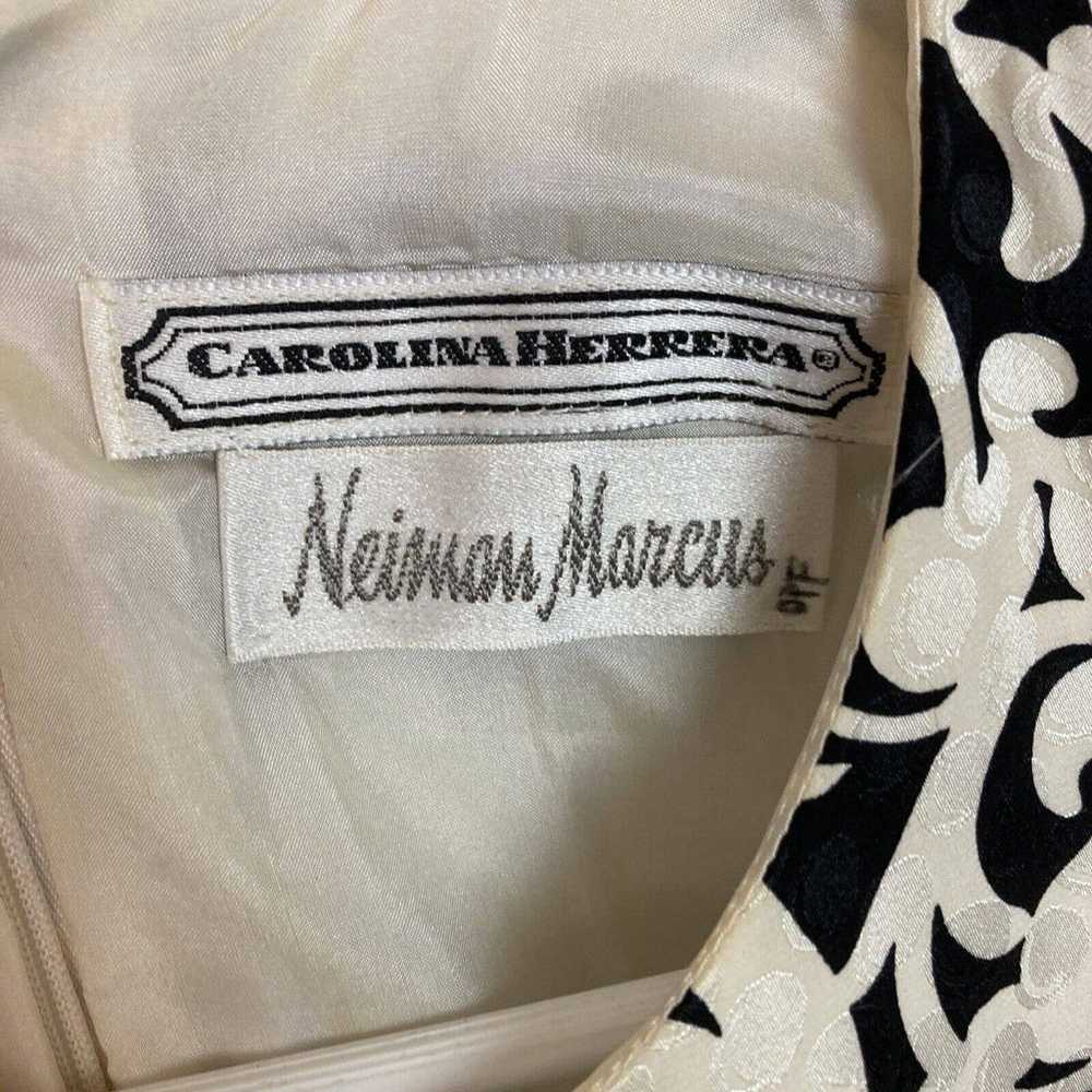 Vintage Carolina Herrera Tiered Silk Dress Medium… - image 6
