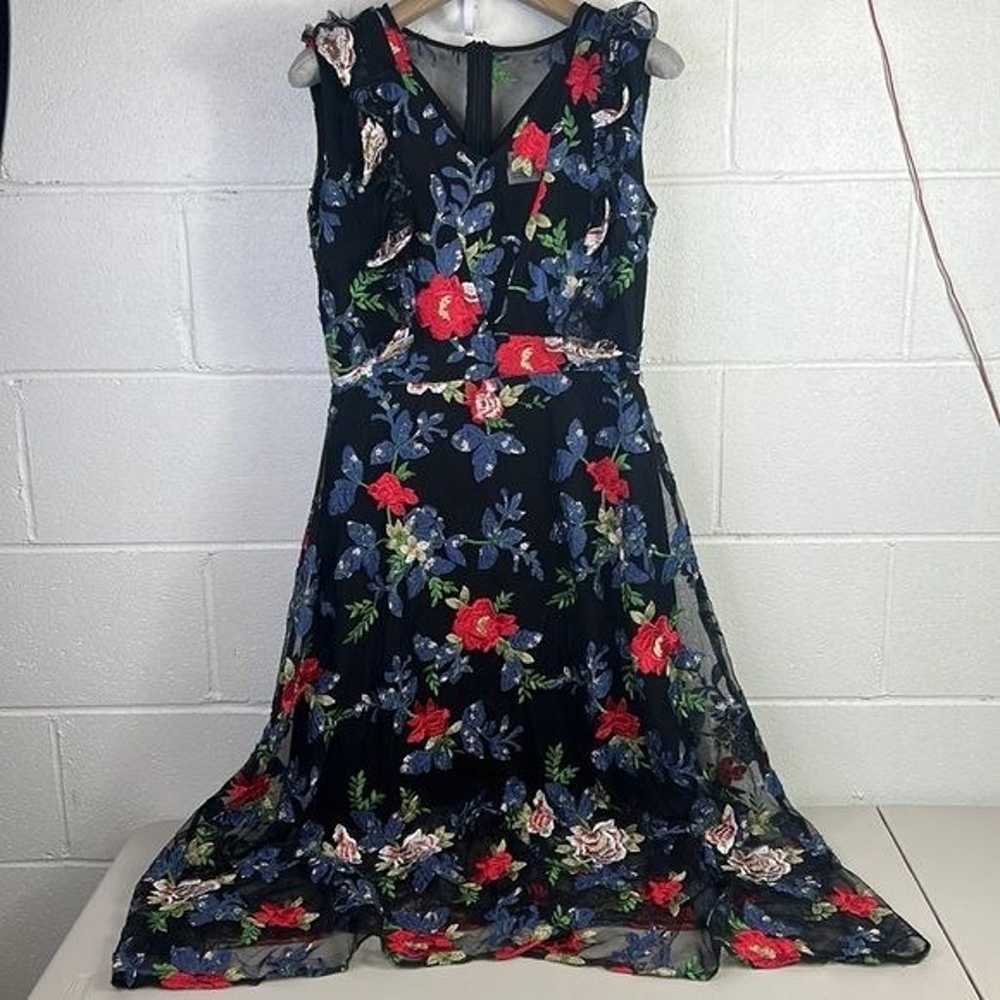 RTR VONEFloral Avalyn Dress Sleeveless embroidere… - image 3