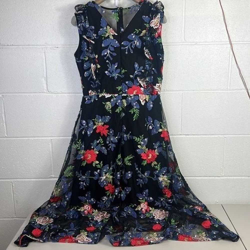 RTR VONEFloral Avalyn Dress Sleeveless embroidere… - image 5