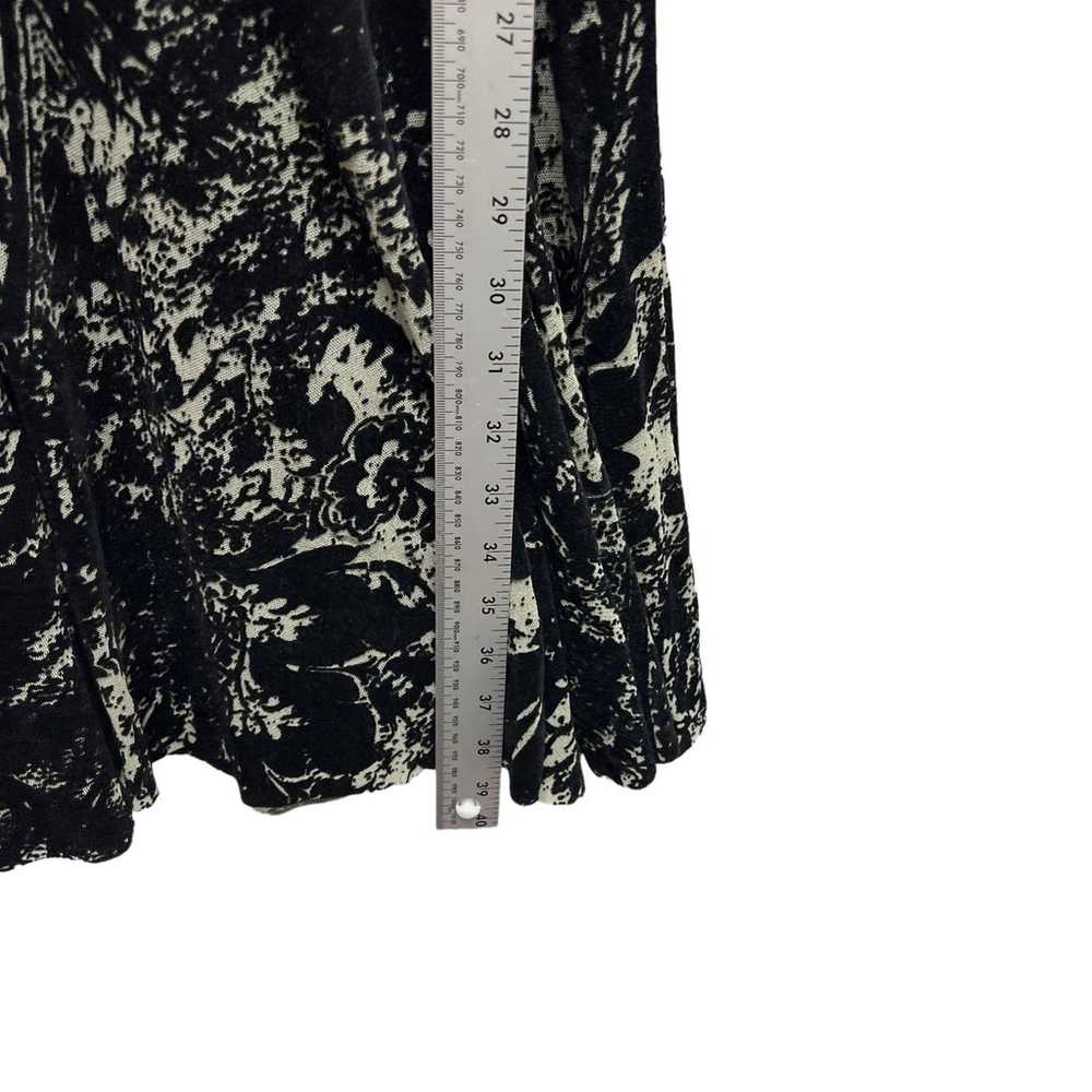 Fuzzi Velvet Print Long Sleeve Knee Lenght Dress … - image 3