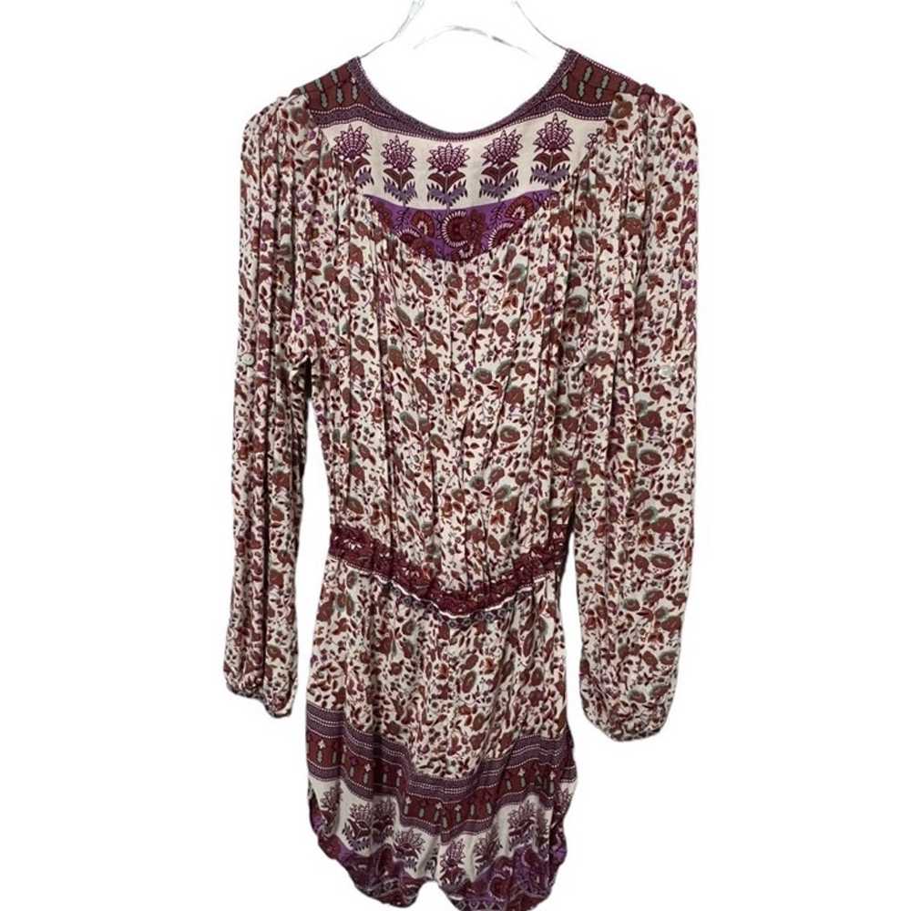 Spell Gypsy Love Playsuit in Berry Size 8 - image 4