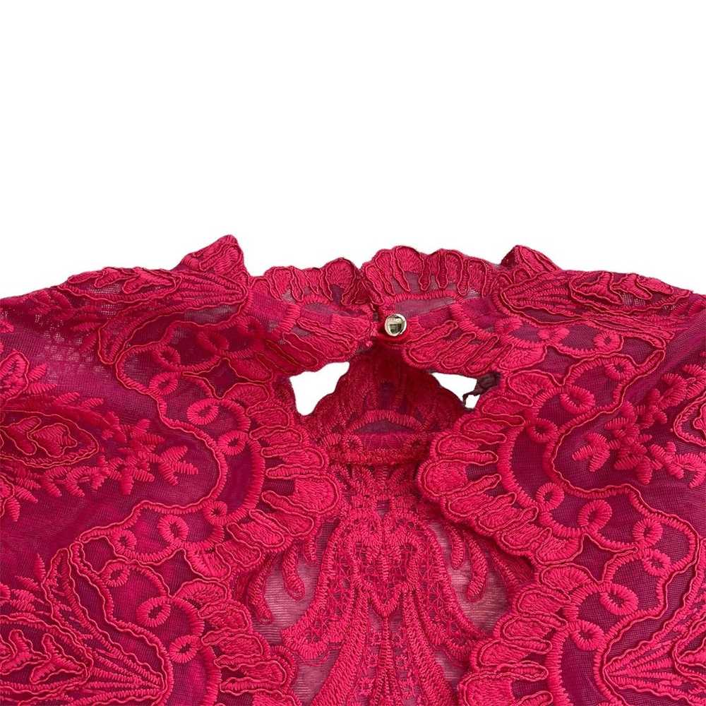 Saylor Red Raspberry Rita Lace dress - image 11