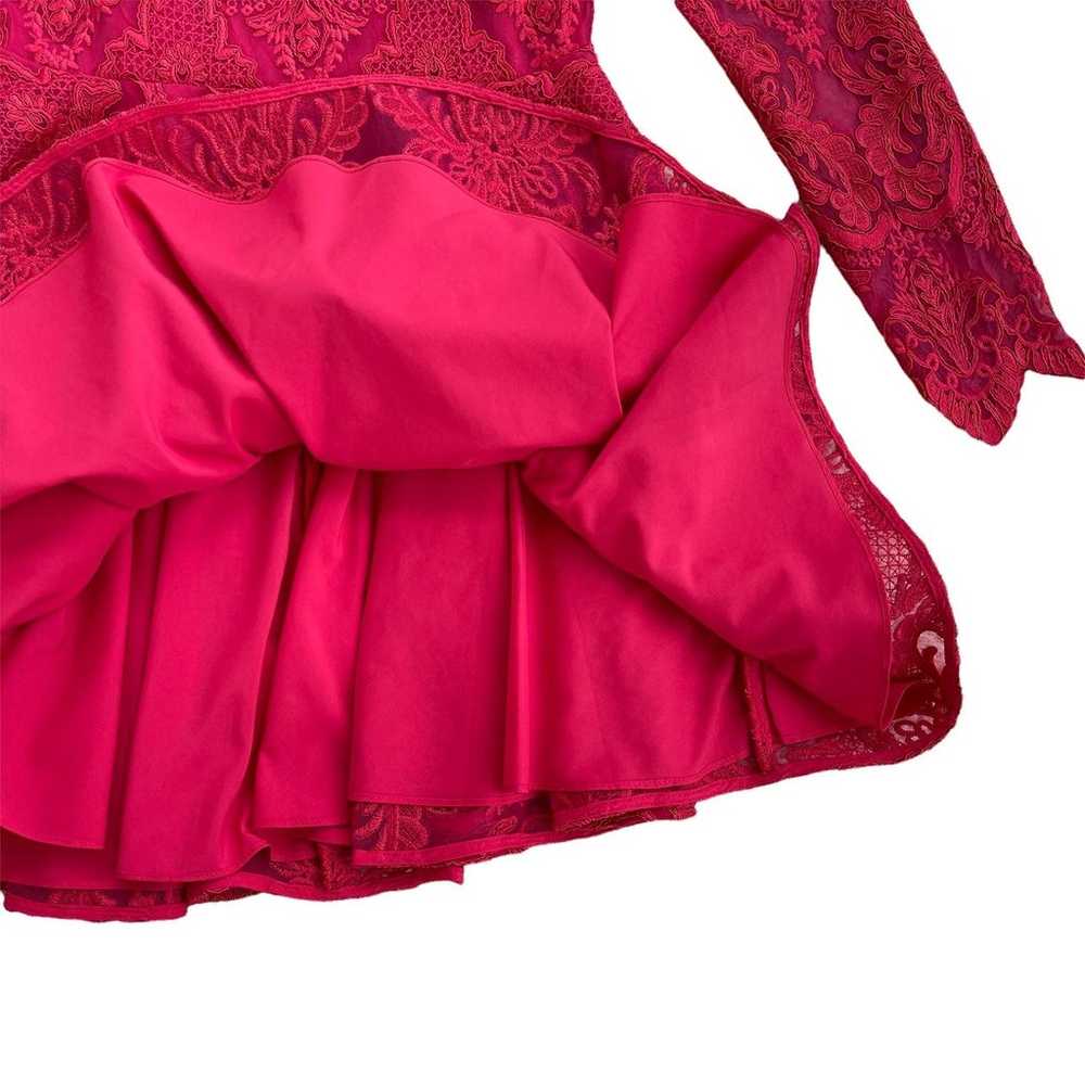 Saylor Red Raspberry Rita Lace dress - image 3