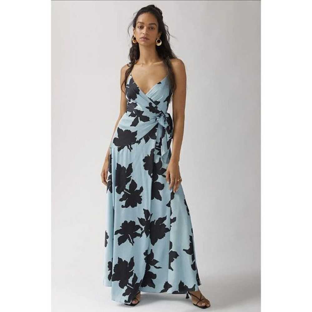 Anthropologie Hutch Floral Wrap Maxi Dress Size XL - image 2