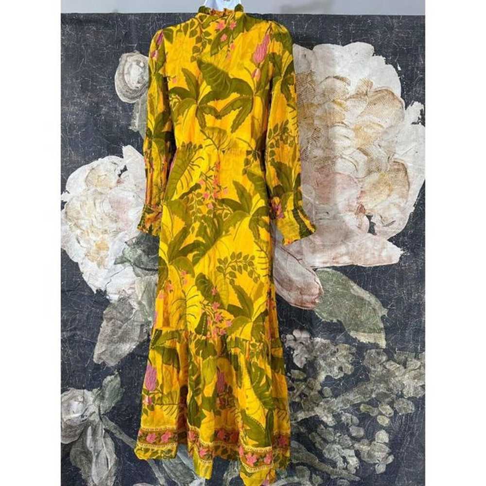 New Farm x Anthropologie Printed Midi Dress Size … - image 8