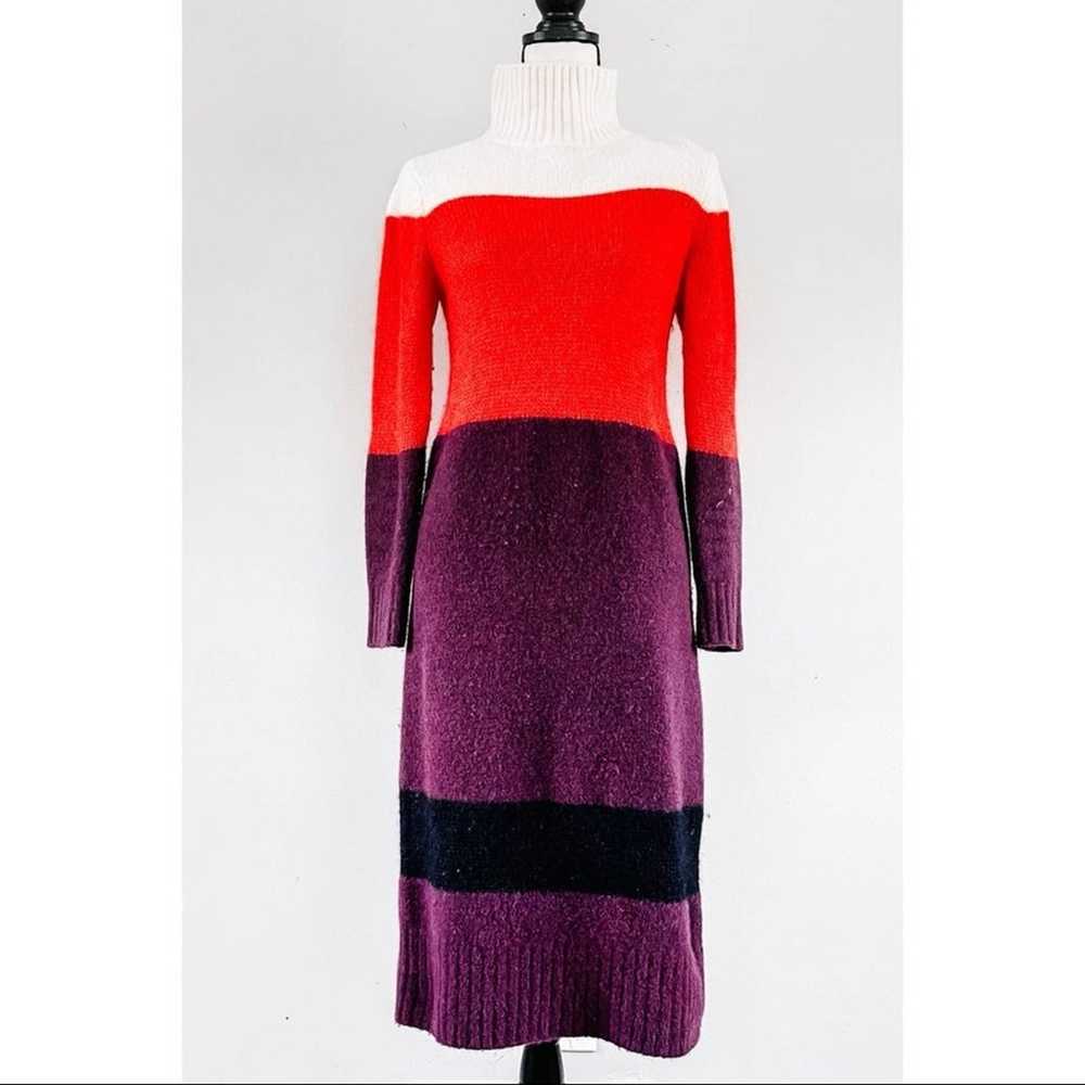 Rag & Bone Britton Striped Colorblock Wool Midi S… - image 3