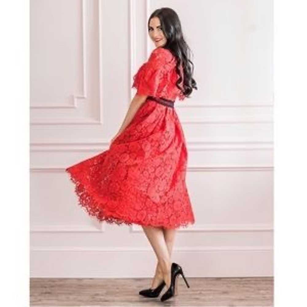 RARE Rachel Parcell London Lace Midi Dress - image 2