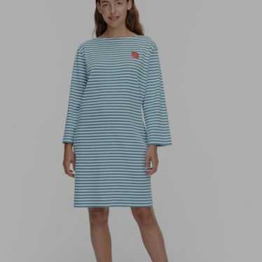 Marimekko XS Nautical Strawberry Striped Dress - image 1