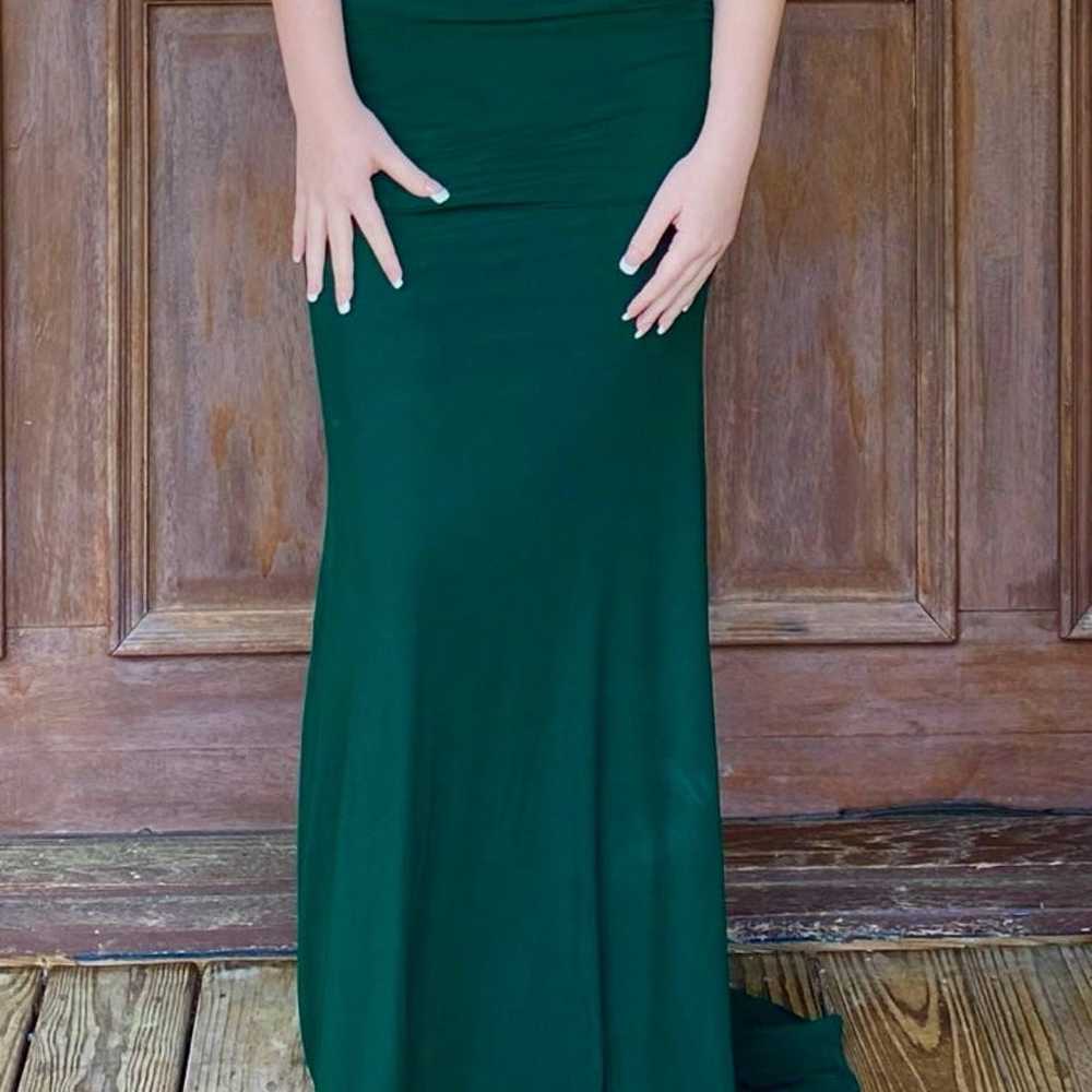 Le Femme Green Prom Dress - image 1