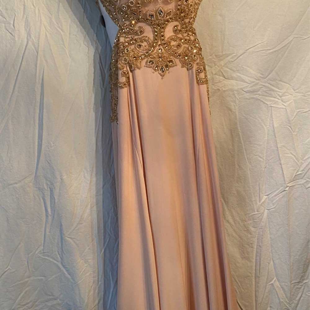 Light Pink & Gold Prom Dress - image 1