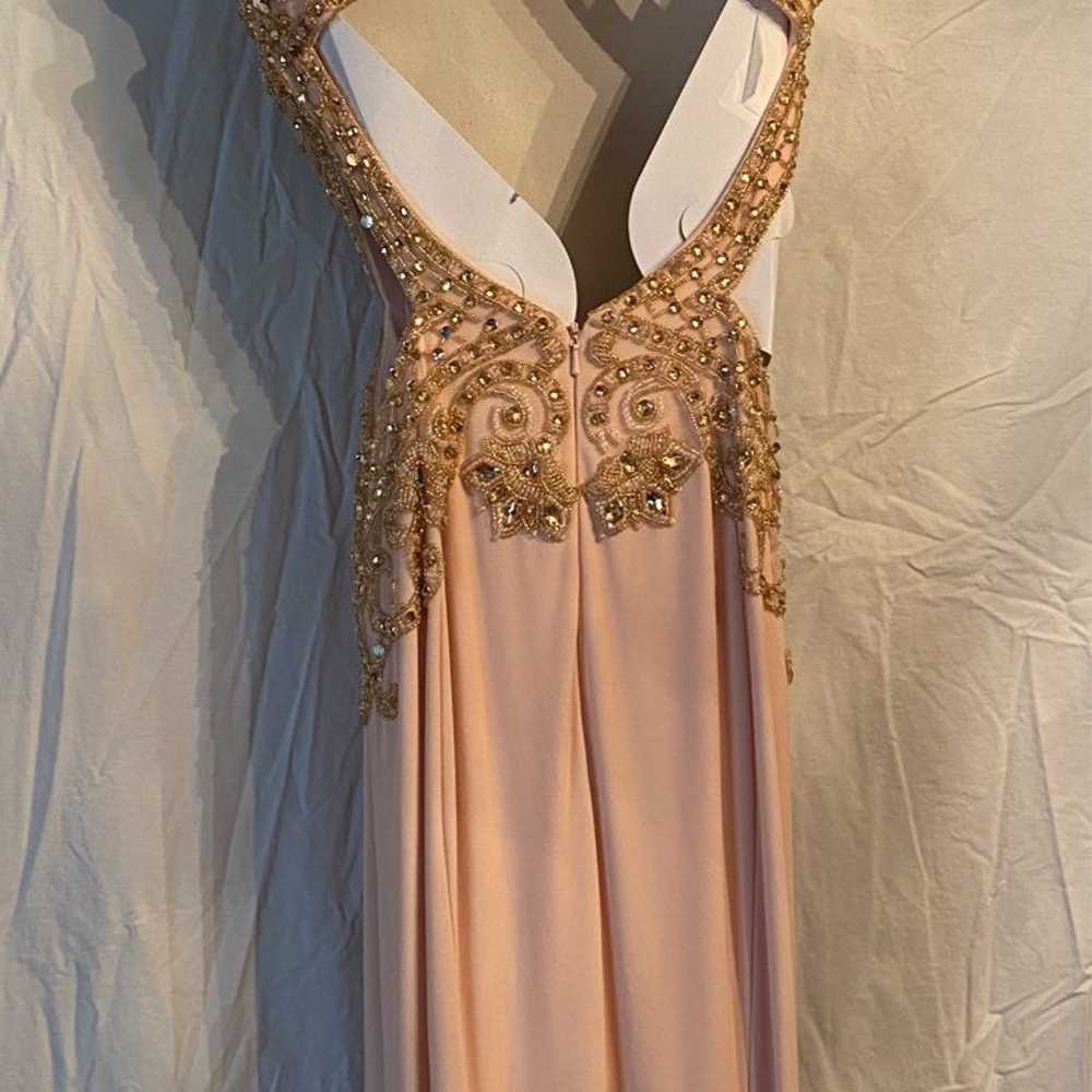 Light Pink & Gold Prom Dress - image 2