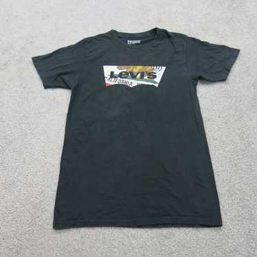 Levis Mens Crew Neck T Shirt Short Sleeve Graphic… - image 1