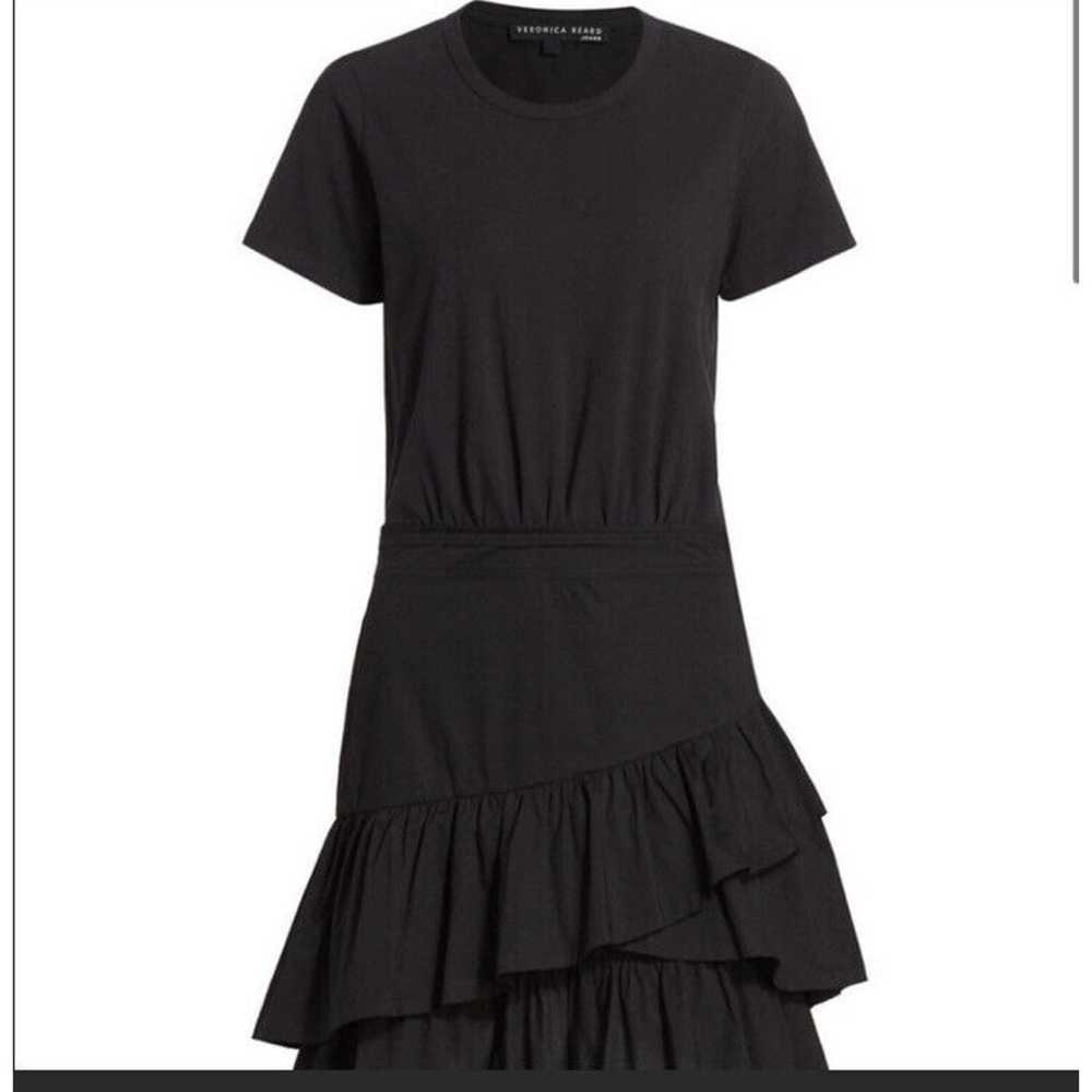 VERONICA BEARD T-Shirt Noha Dress Asymmetrical Ru… - image 5