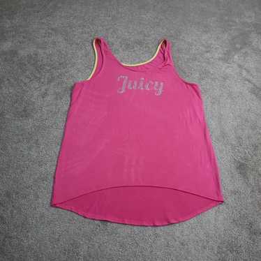 Juicy Couture Womens Tank Top Scoop Neck High Low… - image 1