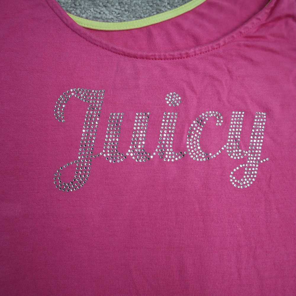 Juicy Couture Womens Tank Top Scoop Neck High Low… - image 3