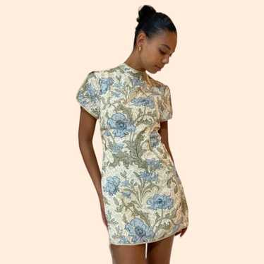 Sir The Label Maev Floral Silk Mini Dress - image 1