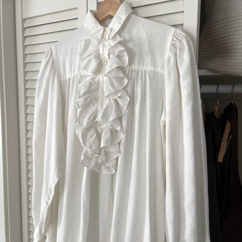 White linen dress - image 2