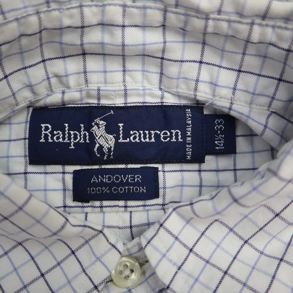 Ralph Lauren Mens Check Button Down Shirt Andover… - image 6