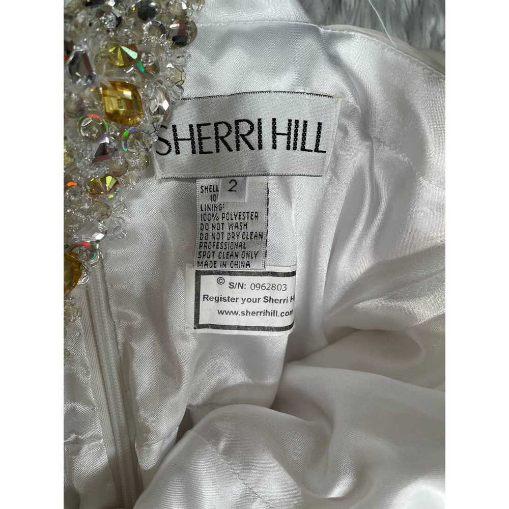 Sherri Hill Keyhole Halter Silk Chiffon Evening G… - image 4