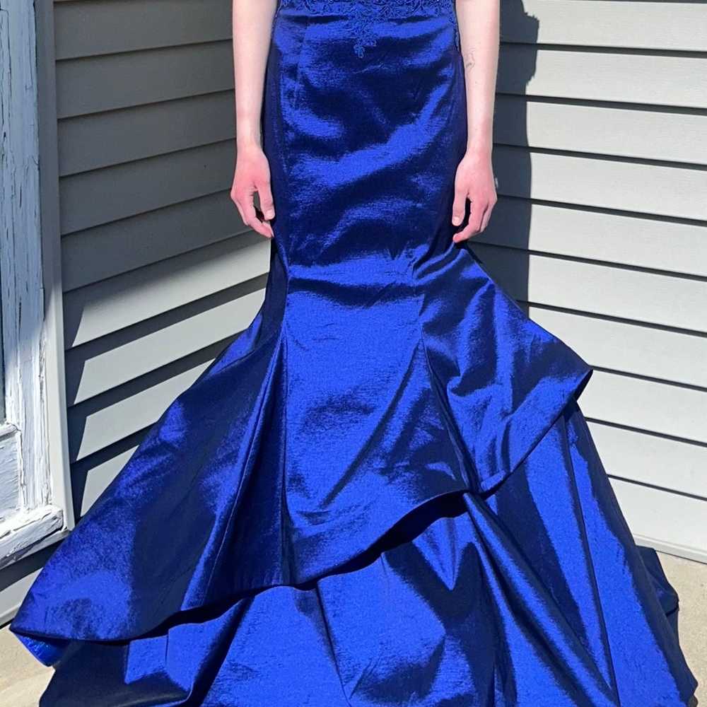 Royal Blue Prom/Pageant Dress - image 1