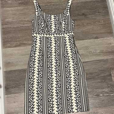 Nicole Miller Collection Black & Ivory Embroidered