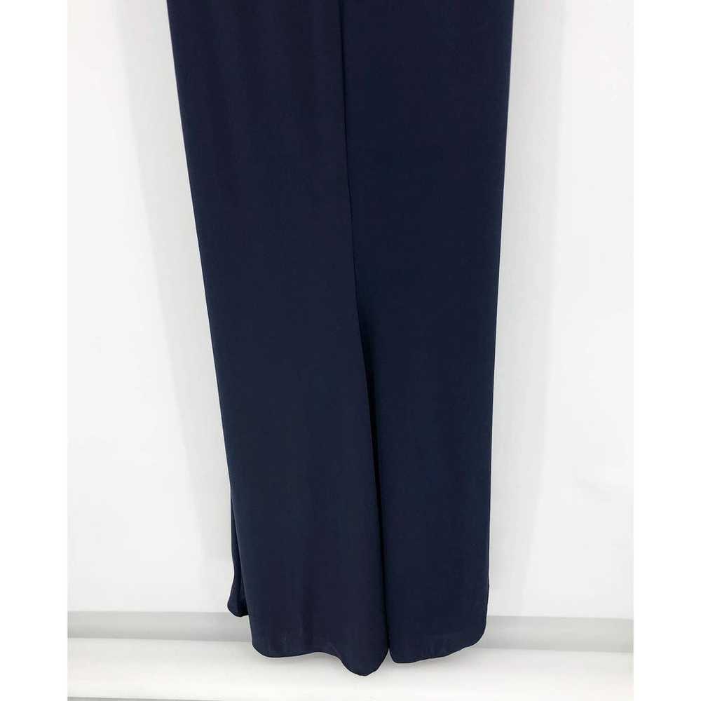 LA FEMME 26955 Long Jersey Dress 6 Navy Blue Swee… - image 9