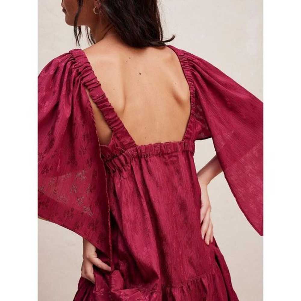 New Free People's Cha Cha Maxi Dress in Red Sz Sm… - image 3