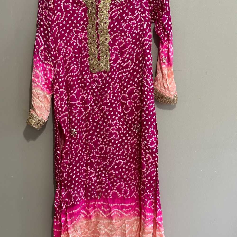 Stunning chunri Pakistani/bangladesh/indian dress - image 8