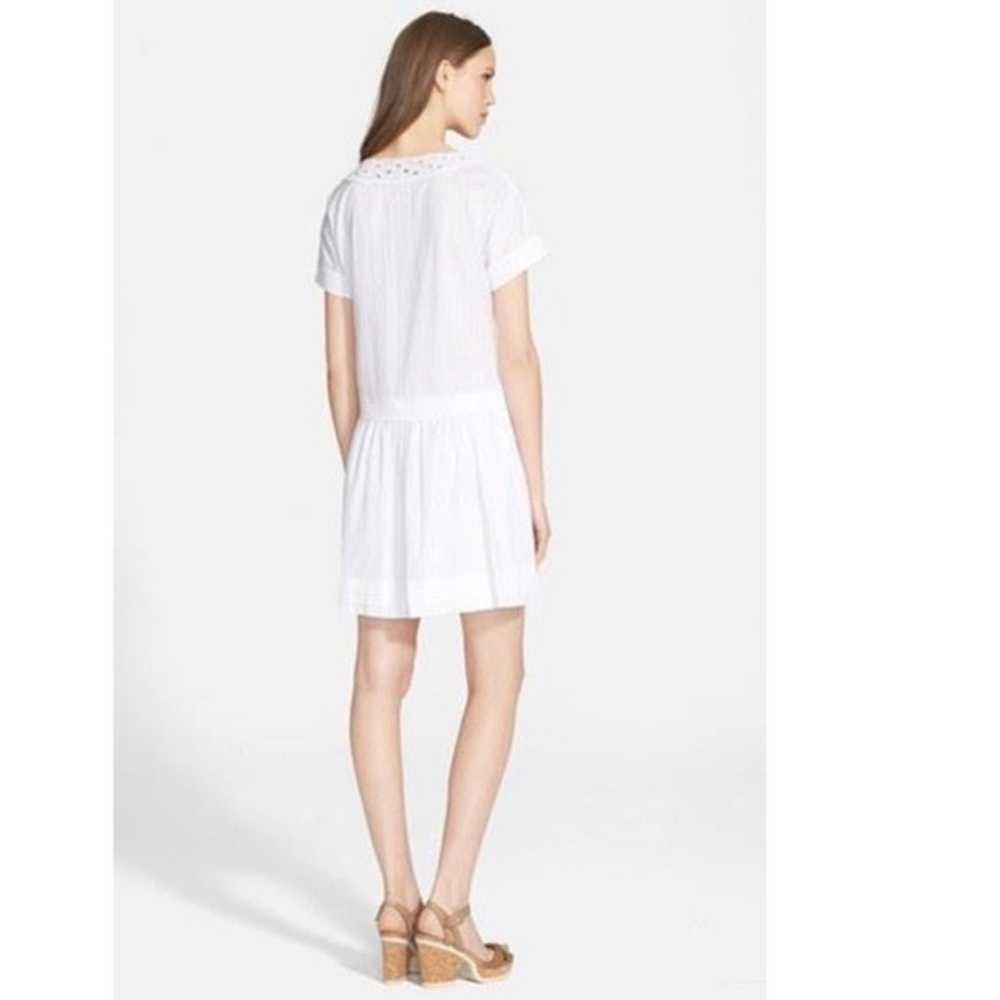 Kate Spade New York White Dress Pleated Lace Mini… - image 3