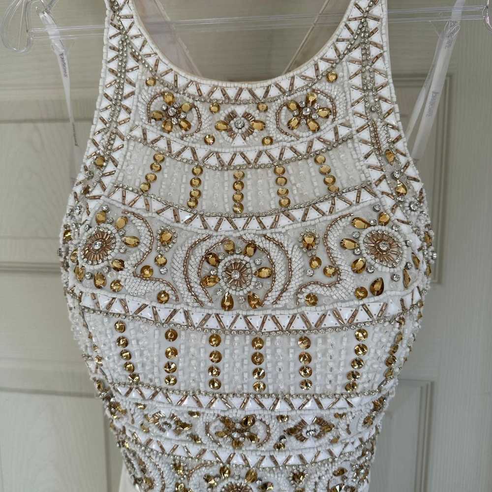 Tony Bowls White Prom Dress Size 4 - image 7