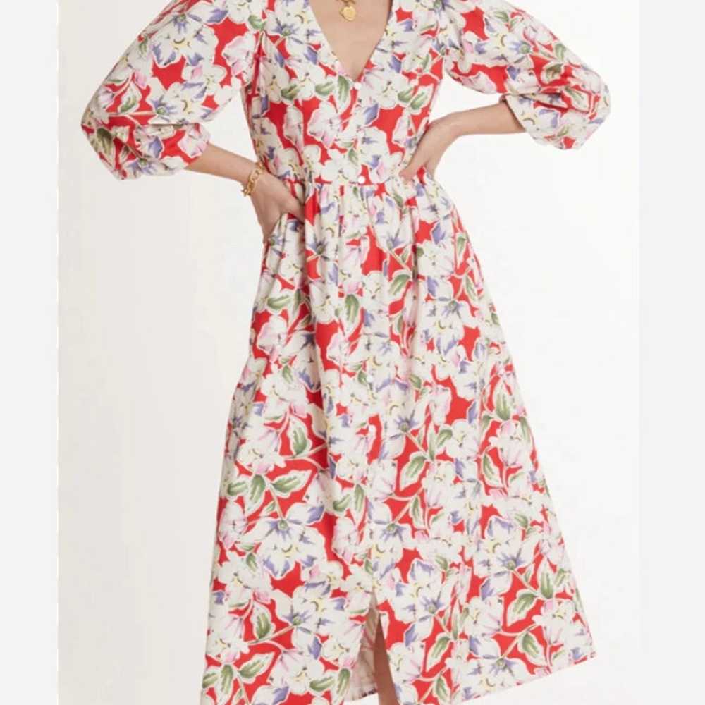 #425  Tyler Boa Sabrina Floral Dress size S - image 1