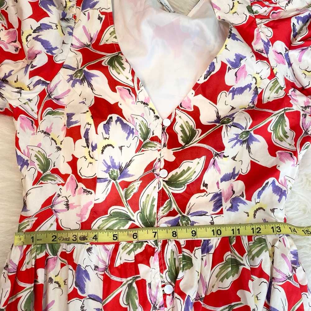#425  Tyler Boa Sabrina Floral Dress size S - image 7