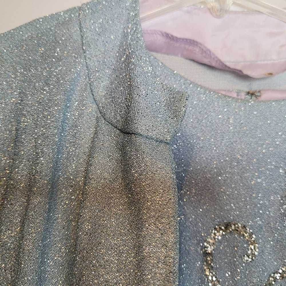 MCM Glitter Dress and Jacket Blue White Size Smal… - image 3