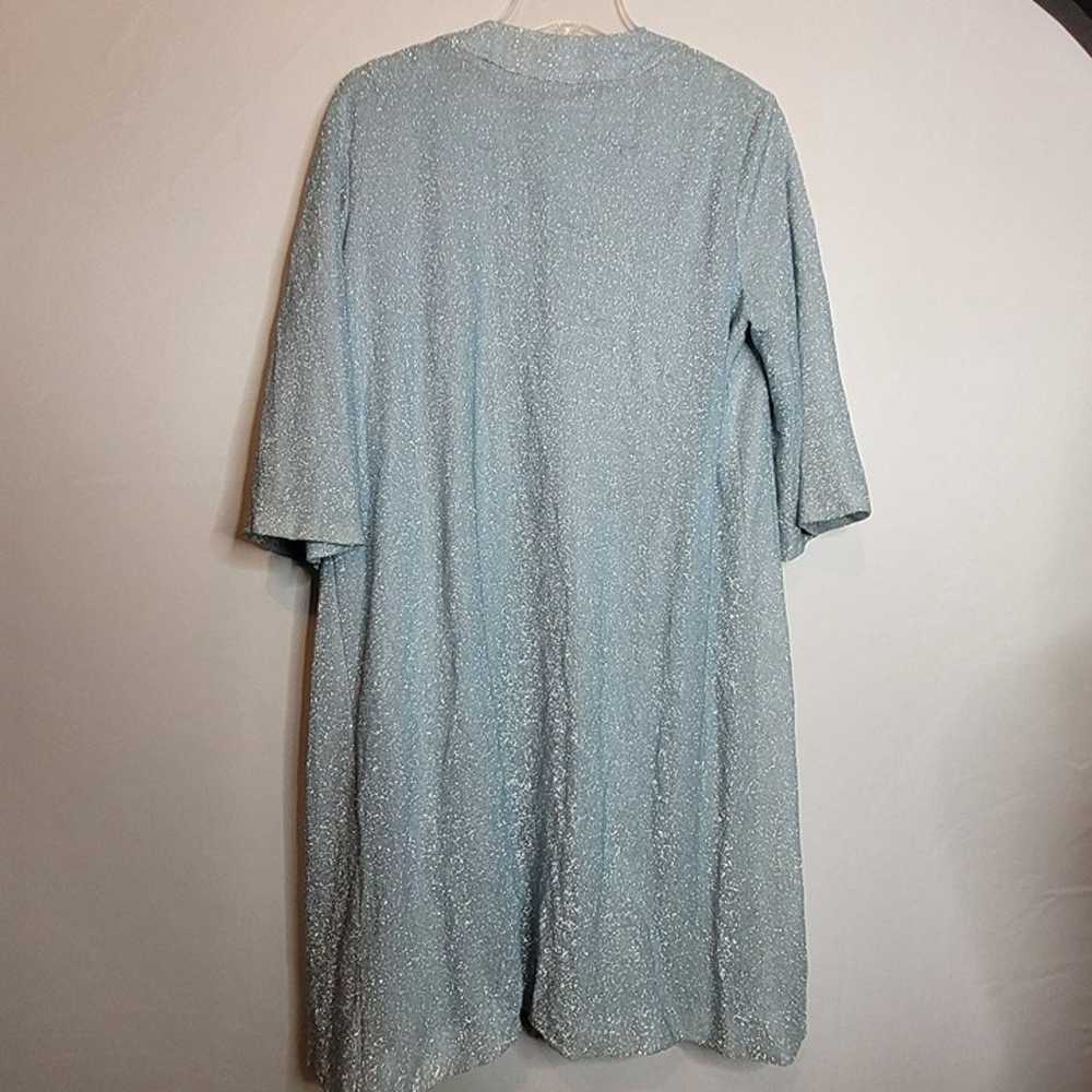 MCM Glitter Dress and Jacket Blue White Size Smal… - image 5