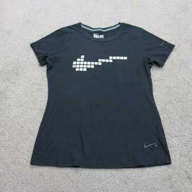 Nike Dri Fit Womens T Shirt Top Slim Fit Crew Nec… - image 1