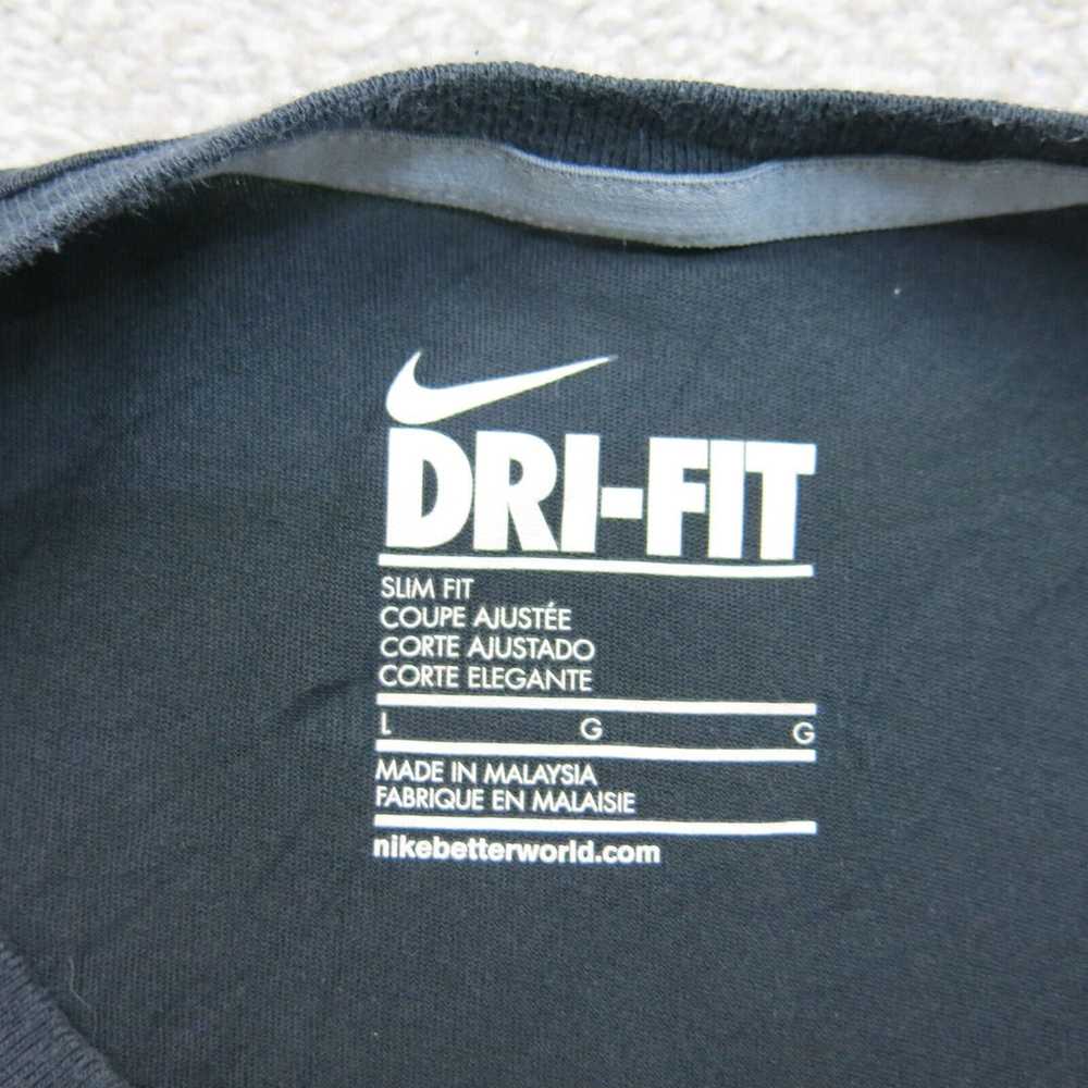 Nike Dri Fit Womens T Shirt Top Slim Fit Crew Nec… - image 5