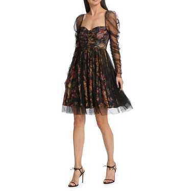 CARA CARA Women's Ritchie Dress in Jacobean Black… - image 1