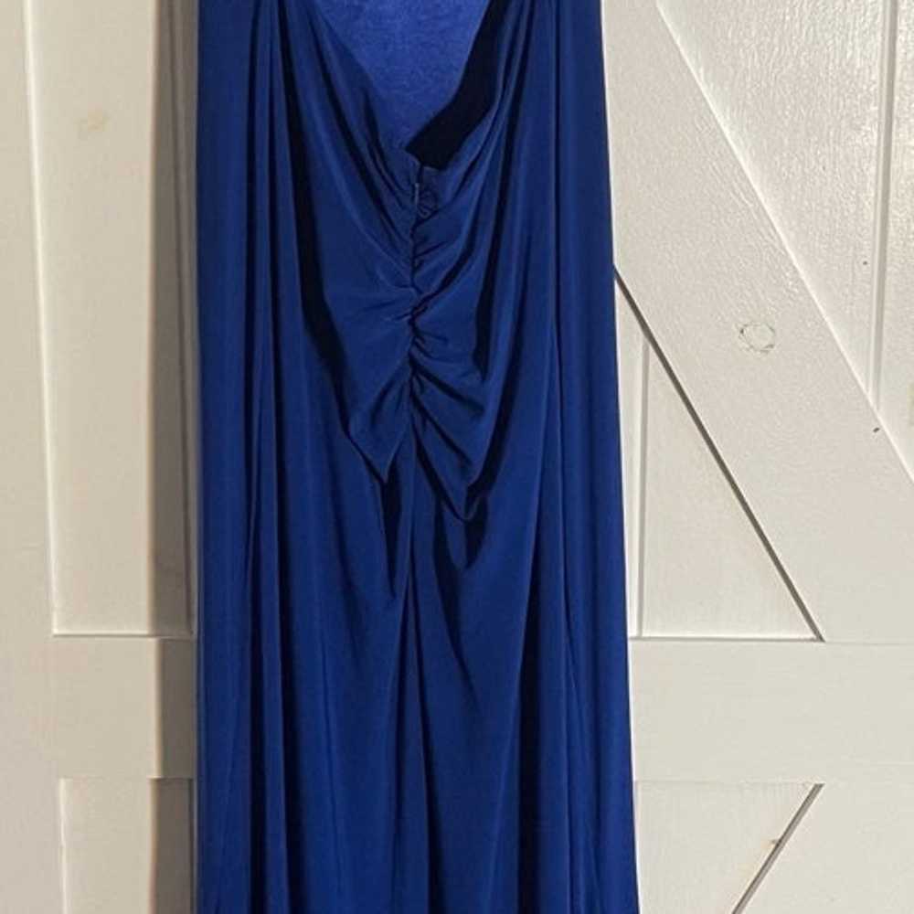 Blue prom dress Size 8 (fits like a medium/large) - image 4